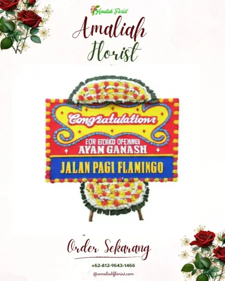 Sewa Papan Bunga Angke