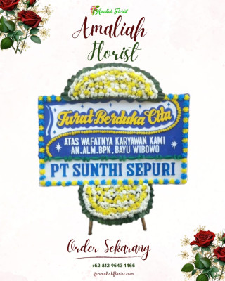 Papan Bunga Duka di Angke