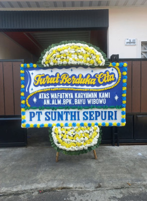 Papan Bunga Duka di Angke
