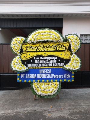 Papan Bunga Duka di Angke
