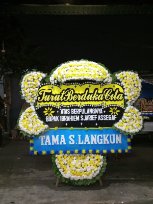 Papan Bunga Duka di Angke